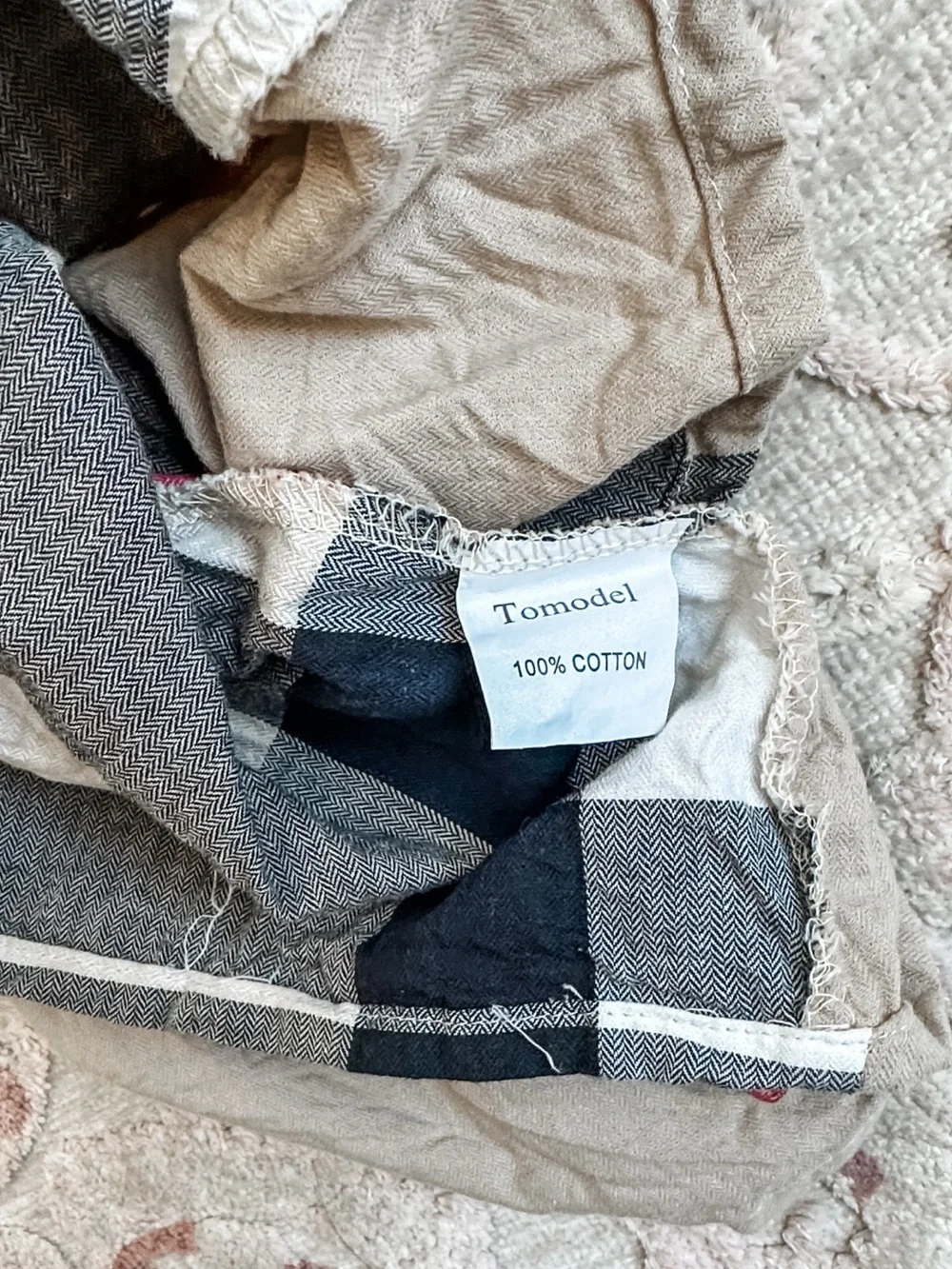 N/A plaid dress
